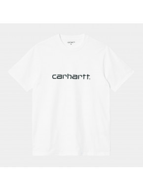 CARHARTT S/S SCRIPT WHITE/BLACK