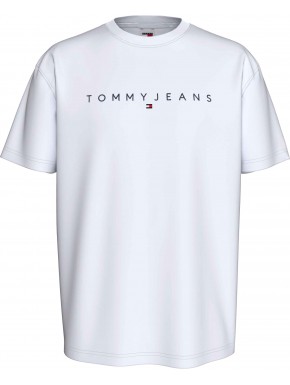 Tommy Jeans Reg Linear Logo White