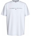Tommy Jeans Reg Linear Logo White