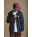 TRENDSPLANT ESSENTIAL ZIP HOODIE BLUE