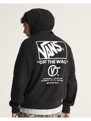 VANS Stacked Hi Pullover Black/White