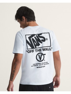 VANS Stacked Hi SS Tee White