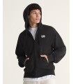 VANS Stretch Logo Full Zip Black/White
